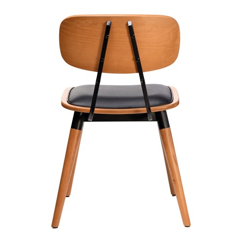 4242204_Felix Chair – Black Vinyl Seat – Lancaster Oak – Black Frame_g5
